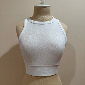 White Crop Top